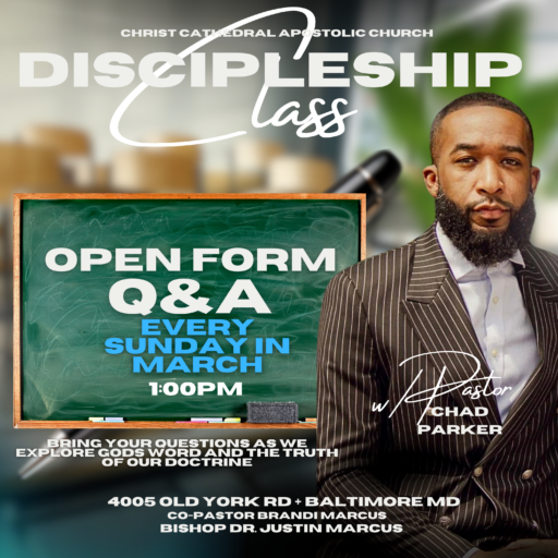 March Discipleship Class Discussion
